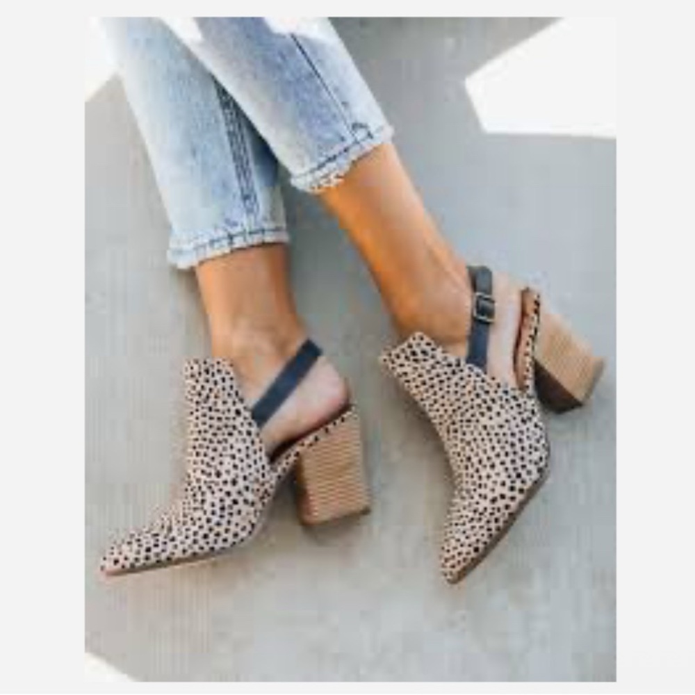 🐆CCOCCI | Cheetah Print Slingback Heels | Size 10 | NEVER WORN